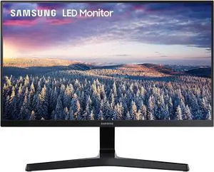 SAMSUNG SR35 Series 24-Inch FHD 1080p Computer Monitor, 75Hz, IPS Panel, HDMI, VGA (D-Sub), VESA Compatible, 3-Sided Border-Less (LS24R356FZNXZA)