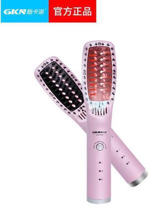 Negative ion hair comb--GKN gkano straight hair comb negative ions do not harm hair straight curl dual-use Lazy Electric Curling Iron Hair straightener Black