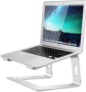 Laptop Stand for Desk Portable Tray Vertical Holder Ergonomic Mac Riser for Bed and Sofa Lap for MacBook Pro Air Netbook Tablet 10 to 17 inch -Silver
