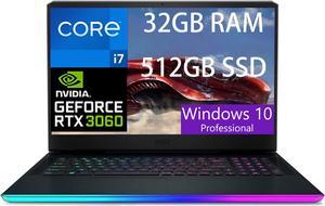 MSI GE76 Raider 17 Gaming Laptop 173 FHD 1920 x 1080 144Hz Intel Core i711800H 8 Core NVIDIA GeForce RTX 3060 6GB 32GB DDR4 512GB PCIe SSD WiFi6 Windows 10 Pro