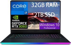 MSI GE76 Raider 17 Gaming Laptop 173 FHD 1920 x 1080 144Hz Intel Core i711800H 8 Core NVIDIA GeForce RTX 3060 6GB 32GB DDR4 2TB PCIe SSD WiFi6 Windows 10 Pro