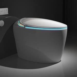 Yulika Smart Toilet Auto OpenClose Lid Toilet with AutoFlush Adjustable Heater Warm WindSeatCleaning WaterIncludes Remote Control Night light and Water Tank