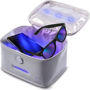 Compass Home UV Light Sanitizer Case, Portable UV-C LED Sterilization Soft Case with Child Lock