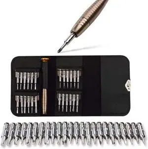 MB 25 in 1 screwdriver Repair Tool set,Precision screwdriver set, for notebook computers, digital cameras, Cell phones, tablets, game consoles, professional electronic repair small screwdriver kits