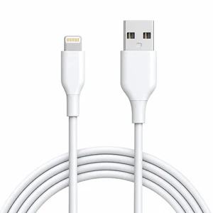 YUEYAWAN USB-A to Lightning Cable, 3 ft White Charging and Sync Cord YUEYAWAN USB-A to Lightning Cable, 3 ft White Charging and Sync Cord