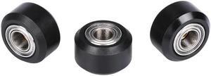 1 pcs Openbuilds Plastic wheel POM Passive Round wheel  Idler Pulley Gear perlin wheel & V type groove passive for V-slot C-beam