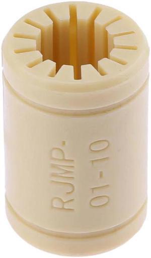 1pcs   Solid Polymer LM10UU Bearing 10mm Plastic Shaft RJ4JP-01-10 for DIY   RepRap Prusa Mendel 3D Printer