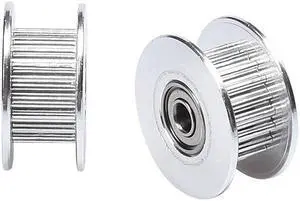 BIQU 5PCS GT2 Idler Timing Pulley 16/20 Tooth Wheel Bore 3/5mm Aluminium Gear Teeth Width 6/10mm 3D Printers Parts For Reprap