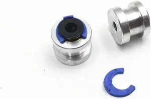 Funssor Reprap 3D printer Titan Extruder Groove Mount Bowden Adaptor with blue clip- 1.75mm/3mm Filament (4mm/6mm OD Tubing)