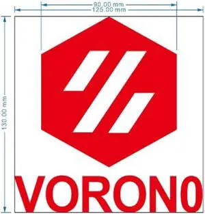 Funssor Voron0.1 3D printer LOGO sticker for Voron0 panel