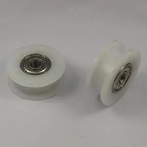 Funssor 4pcs *dual bearing smooth TIMING BELT adjustable idler wheel delrin POM H wheel 5 mm bore REPRAP DIY
