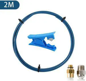 Capricorn Bowden PTFE Tubing Tube Fitting Push to Connect Pneumatic Fitting PTFE Tube Cutter For CREALITY Ender Printer