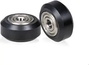 10pcs  CNC  Double bearing passive solid wheel pulley Creality CR-10/Ender 3D parts Embedded Bearing Pulley 625bearing