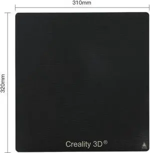 CREALITY 3D Black Tempered Glass Build Platform Plate 320X310X4mm For CR-10 V2/CR-10 V3/CR-X/CR-X Pro/CR-10S PRO V2/Ender-3Max