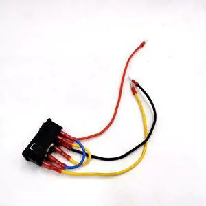 Funssor switchwire 3D printer Inlet Power Socket power siwtch with silicone cable wire