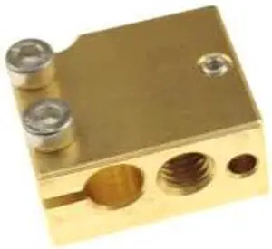 hot head high temperature version TC4 titan alloy throat super Volcano heating block nozzle for  3d printerparts
