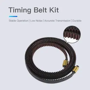 CREALITY 3D Printer Parts Black X Axis Synchronous Belt Kit 2GT W6 L1000mm For Sermoon D1/Ender-2 Pro Printer