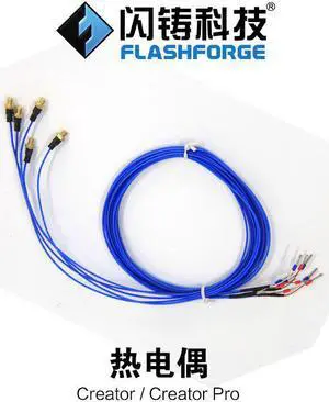 fussor 2pc FlashForge 3d printer parts thermocouple 3D printer accessories