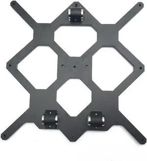 Funssor Prusa i3 MK3 3D Printer Aluminum Y Carriage With 3pcs nylon clips Holding LM8UU For Prusa i3 3D Printer Parts
