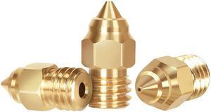 CREALITY 3D 5Pcs 0.3/0.4/0.5/0.6/0.8MM Hotend Extruder Nozzles For CR-6 SE Ender-3 V2 Ender-5 CR-10 V2 Printer