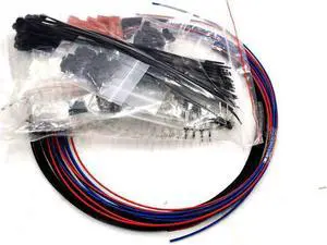 Funssor Trident 3D printer FEP heluflon wiring harness 20/24AWG Wire cable connector plug Kit for Trident