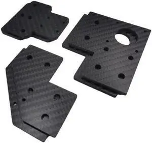 Funssor V-Core 3.0 3D printer upgrade carbon fibre Plate Set XY Motor Mount Idler Corner Mount  XY Axis Joiner plate