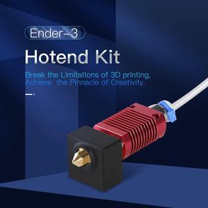 CREALITY 3D Assembled 1.75mm Extruder 0.4mm Nozzle Hotend kit Aluminum Heat Block For 3D Printer Ender-3/Ender-3 Pro Printer