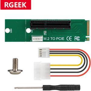 NGFF M2 M.2 to PCI-E 4x 1x Slot Riser Card Adapter Male To Female PCIE Multiplier For BTC Miner Mining Machine