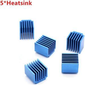 Stepper driver heatsink Step stick cooler Nema17 heat sink Aluminum alloy radiator heat exchanger for a4988 drv8825 5pcs/lot