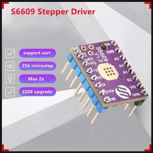 S6609 stepper driver 3D printer stepping driver module compatible GC6609 controller 256 microstep replace TMC2209 DRV8825