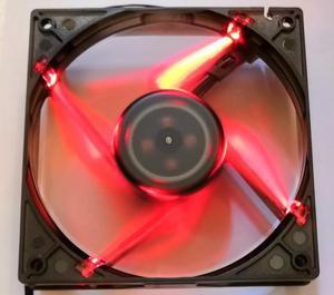 DAZA1225R2L For Lenovo AVC 12025 12cm Fan 4-Wire pwm fan Temperature 12V 0.60A Red LED cooling fan