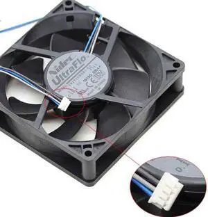 Projector fan   9cm U92T12MGB7-53 9225 12V 0.18A 3Wires Cooling Fan same as KDE1209PTV3 replacement
