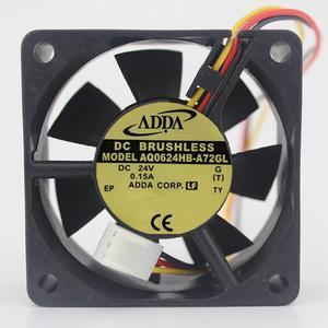 waterproof 60mm fan FOR ADDA 6025 24V 6CM AQ0624HB-A72GL IP68 cooling fan 4600RPM