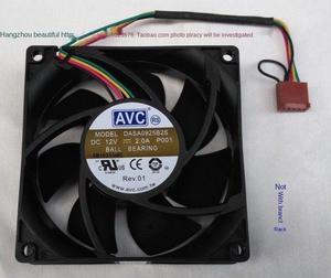 for AVC 9025 9CM DASA0925B2S 12V 2.0A ML350 G6 4-Wire Reverse Temperature Control Cooling Fan