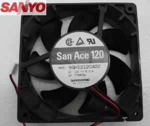 For Sanyo 9GH1212C402 12025 12cm DC12V 0.21A  Dual Ball Quality Assurance Cooling Fan