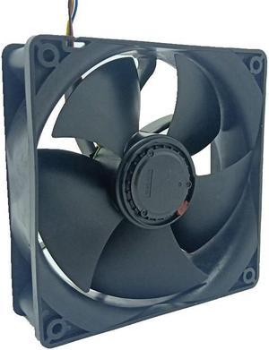 6000RPM 120mm 12cm PWM High Speed CFM Computer Cooling Fan,W12E12BS11B5-57 120X120X38 DC 12V 1.65A 4wire 4-Pin Dual Ball Bearing