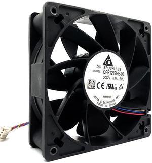 QFR1212HE-00 120*120*38mm DC12V 6.4A,Powerful High Speed CFM Air Flow Cooling Fan,DC 12V