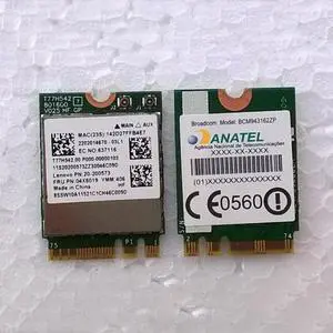 Broadcom 1x1ac+BT4.0 M.2 Combo Card For Lenovo G40-30 G40-45 G40-70 G40-70m Z40-70 Z40-75 G40-80 Series