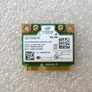 Int Wireless-N 7260 WLAN WiFi 802.11b/g/n + Bluetooth 4.0 Half-Height Mini-PCI Express Card,P/N Y74H6