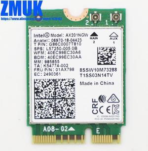 Int AX201NGW WiFi For Lenovo  V14 V15 E14 E15 Yoga S740 S340 S540 ideapad 3 Flex 5 Series,P/N 01AX798 SW10M73288