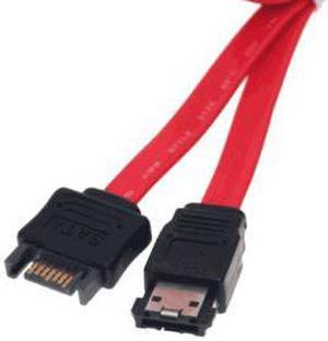 CYDZ 40cm SATA Male to eSATA Female Cable for  PS3 External HDD and Motherboard