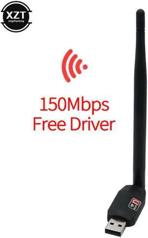 Driver USB Wifi Adapter 150Mbps Wi fi Adapter 2.4G Antenna USB Ethernet Network Card PC Wifi Dongle Lan AC Wifi Receiver