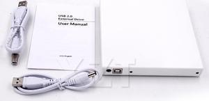 AT RW Burner Writer External Optical Drives DVD ROM Player for Laptop Computer pc, Windows7/8 USB 2.0 DVD Drive Combo CD