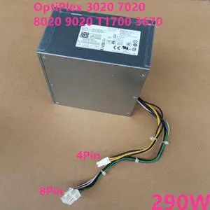 PSU For Dell OptiPlex 3020 7020 8020 9020 T1700 3670 8Pin 290W Power Supply L290AM-00 776VT RVTHD XFXKX KPRG9 NOKPM