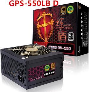 PSU For Delta RS-550 80plus Bronze Rated 550W Peak 650W Switching Power Supply GPS-550LB D