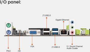 B250 Mining Motherboard with Power Cable 12 PCI-E Slots LGA1151 DDR4 RAM SATA3.0 USB3.0 Support VGA+HD for Bitcoin Miner