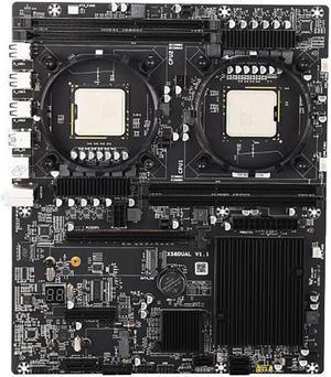 X58 Dual-Channel Motherboard L5520 CPUx2 DDR3X4 1066 Memory M.2 NVME PCIE X16 Desktop Computer Game Motherboard