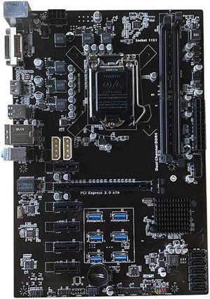 B250P BTC Mining Motherboard 12 GPU Bitcoin Crypto Etherum Mining Motherboard LGA1151 DDR4 DIMM RAM SATA3.0 USB3.0 B250