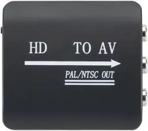 1080P Video Adapter Portable HDMI-Compatible AV Converter HDMI-Compatible To AV Video Audio Adapter 1080P Video Adapter Portable HDMI-Compatible AV Converter HDMI-Compatible To AV Video Audio Adapter