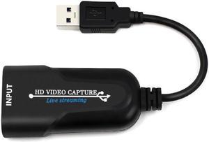 USB Video Capture Card HDMI-compatible To USB Video Capture Device Grabber Recorder for PS4 DVD Camera Live Streaming